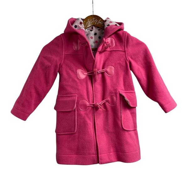 Pink Pea Coat Girls Dunnes Valentines Day 2-3 Years Wool Blend - Picture 1 of 8